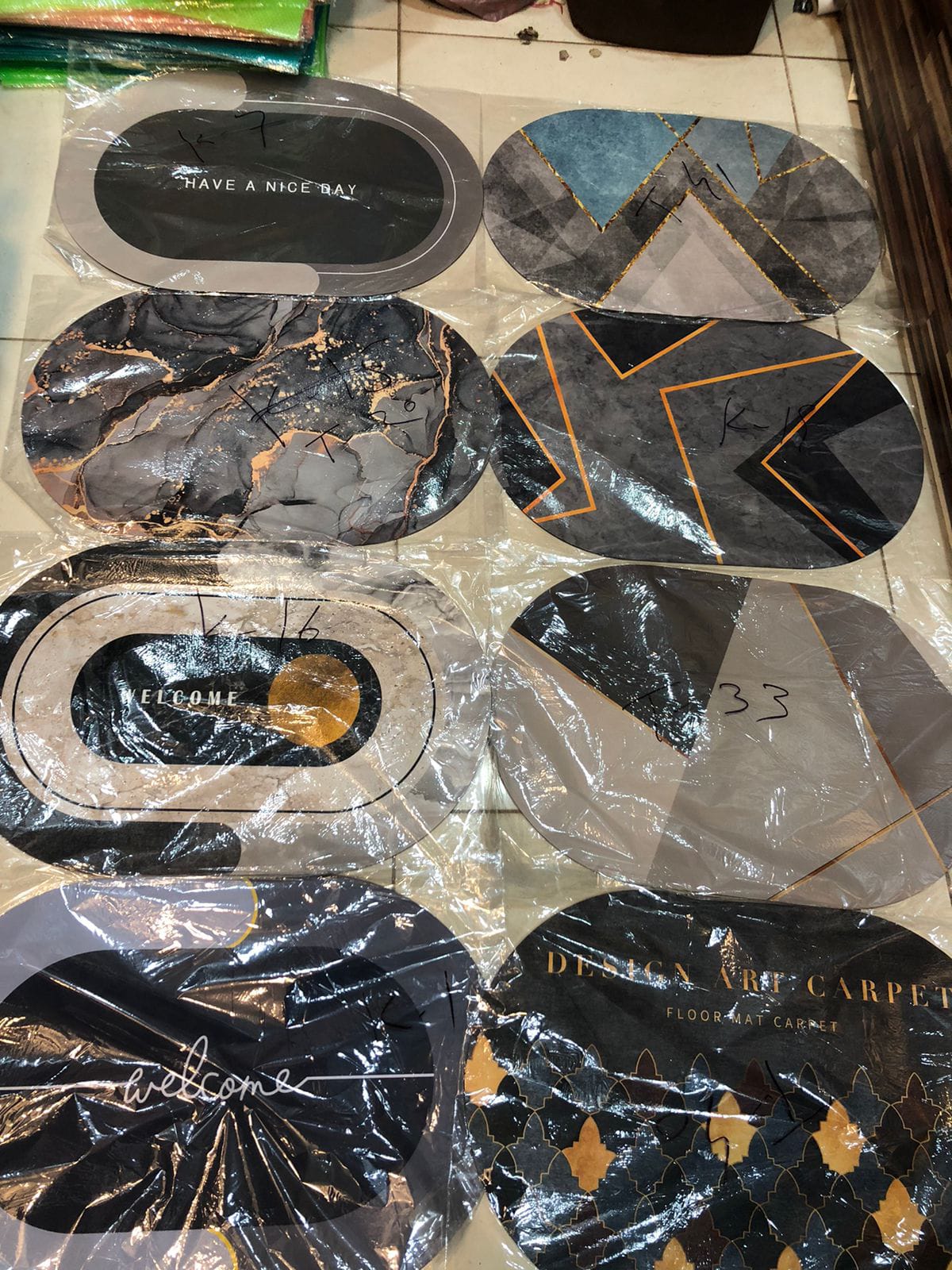 Round Super Absorbent Quick Dry Non-Slip Mat