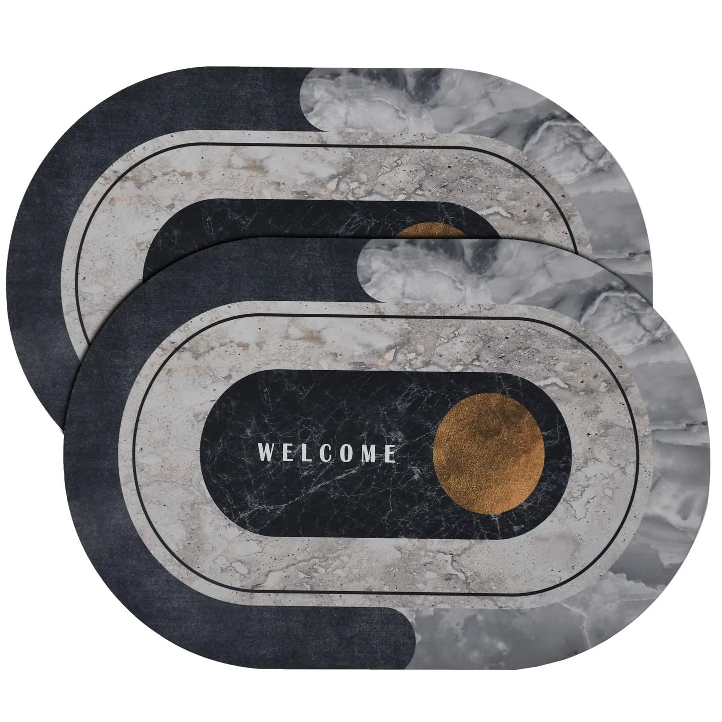 Round Super Absorbent Quick Dry Non-Slip Mat