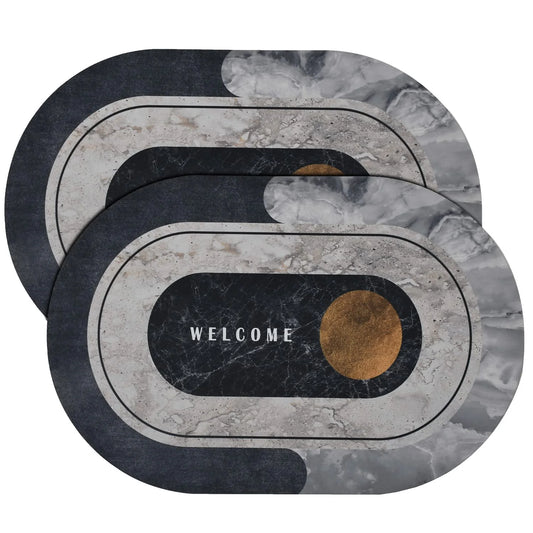 Round Super Absorbent Quick Dry Non-Slip Mat