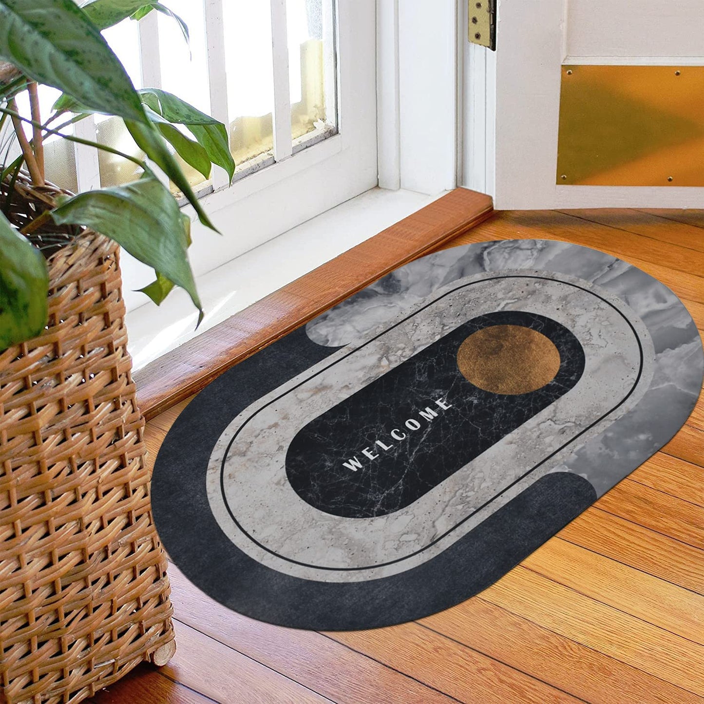 Round Super Absorbent Quick Dry Non-Slip Mat