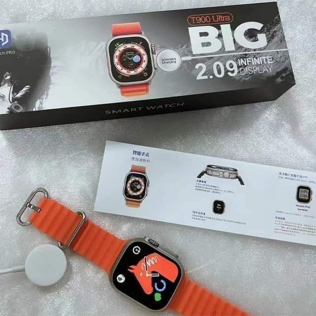 T900 Ultra Smart Watch – 2.09" Infinite Display Fitness Tracker