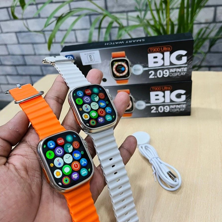 T900 Ultra Smart Watch – 2.09" Infinite Display Fitness Tracker