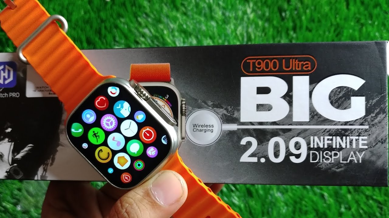 T900 Ultra Smart Watch – 2.09" Infinite Display Fitness Tracker