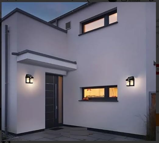 Outdoor Solar Tungsten Wall Lamp – Waterproof Motion Sensor Garden Light