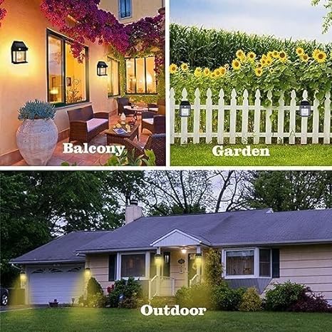 Outdoor Solar Tungsten Wall Lamp – Waterproof Motion Sensor Garden Light