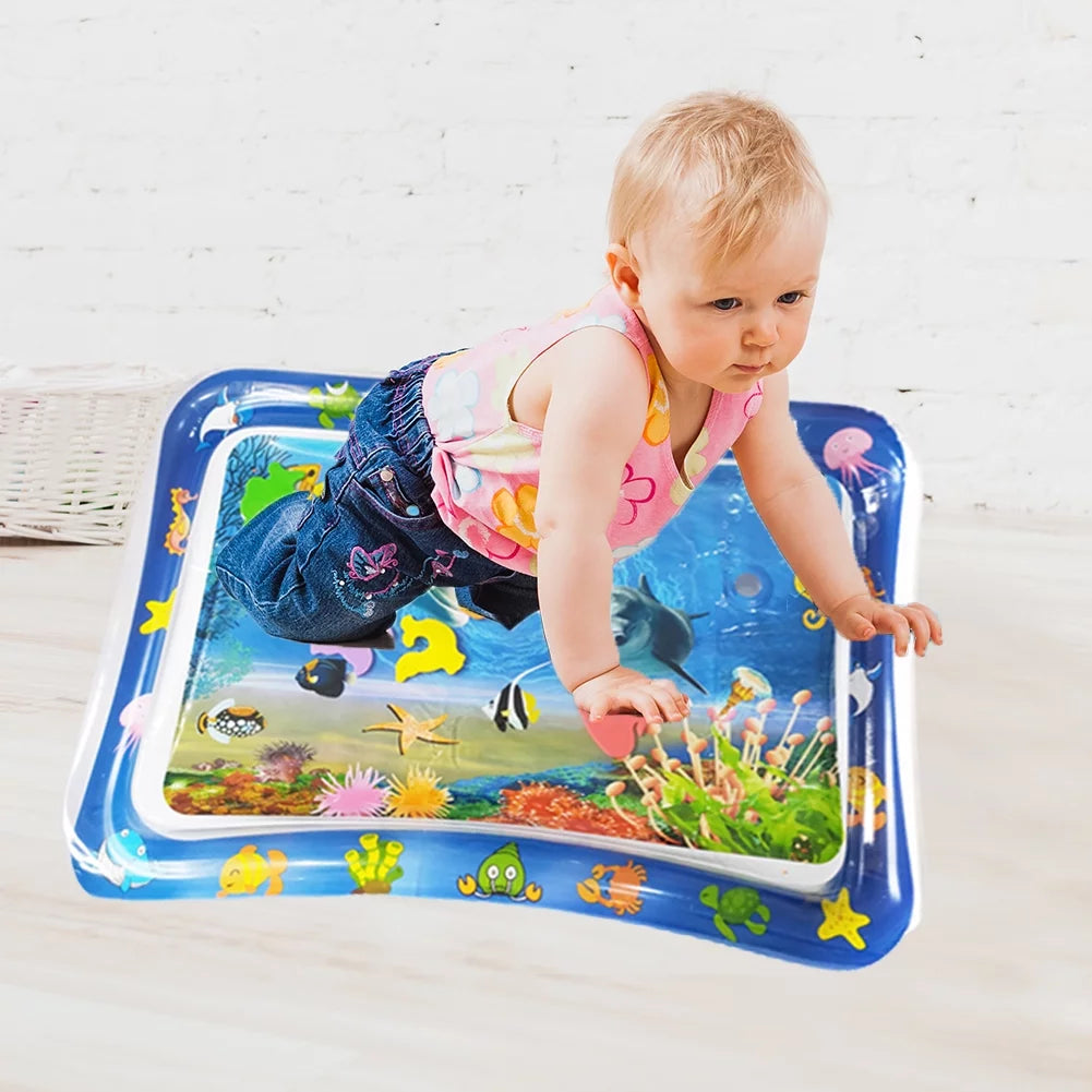 Inflatable Tummy Time Water Mat for Kids