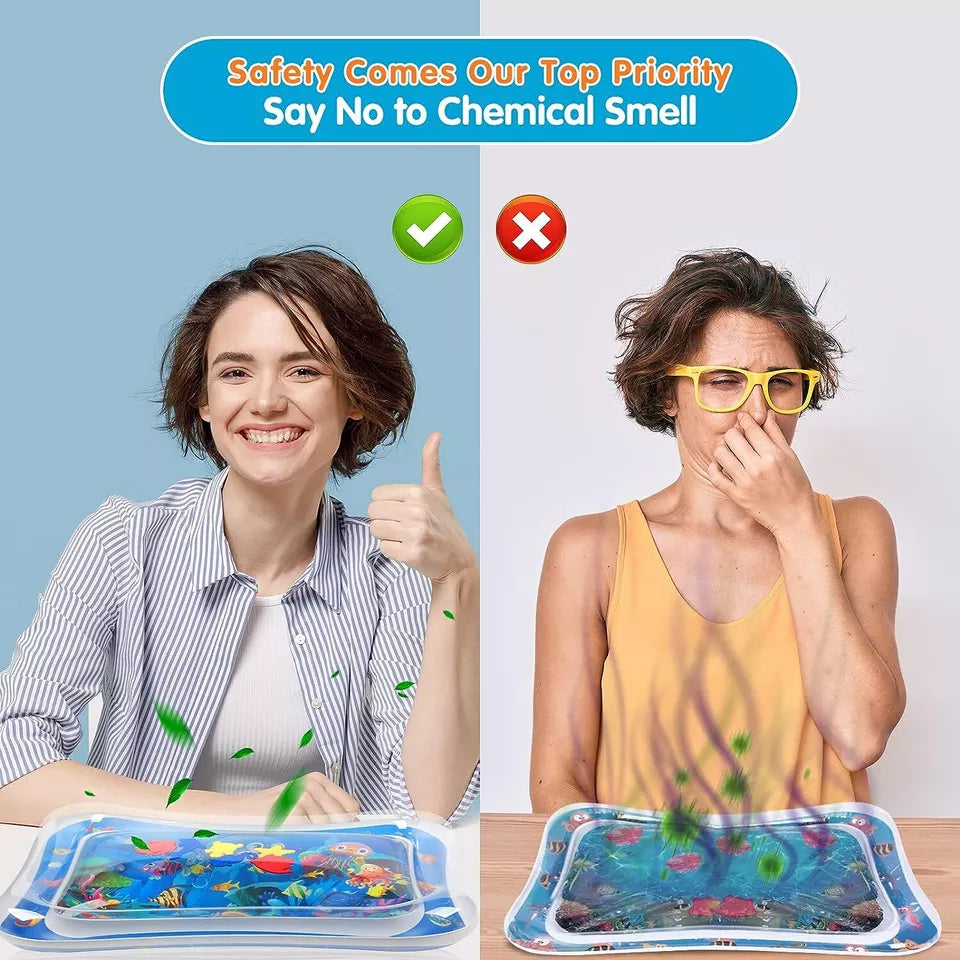 Inflatable Tummy Time Water Mat for Kids