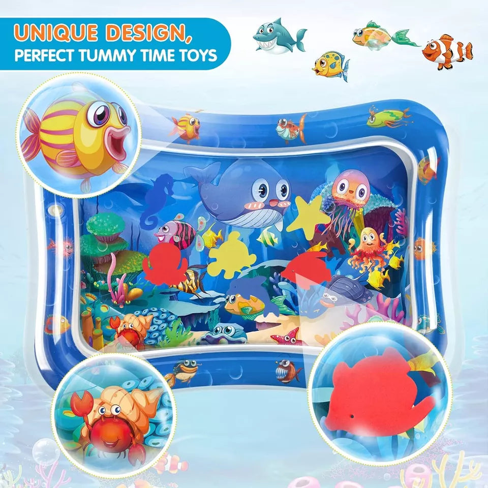 Inflatable Tummy Time Water Mat for Kids