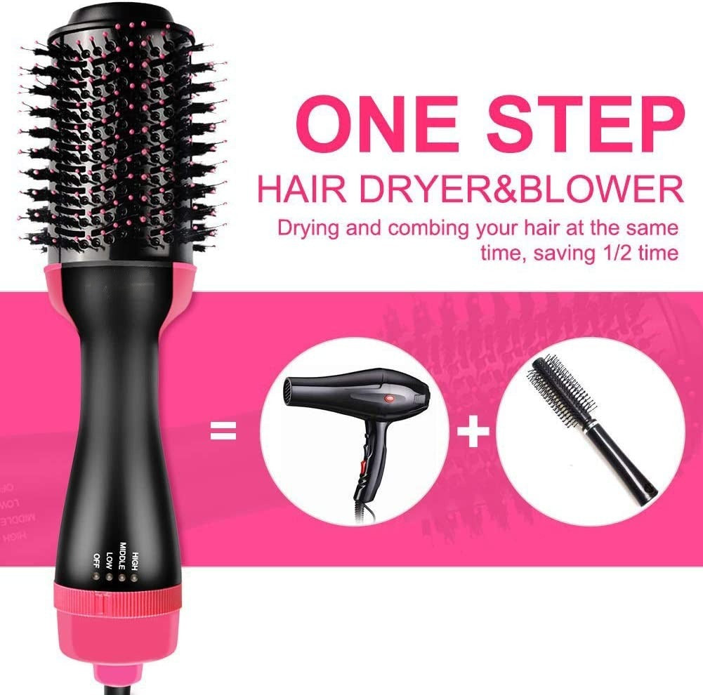 3-in-1 Hot Air Brush Hair Dryer & Styler