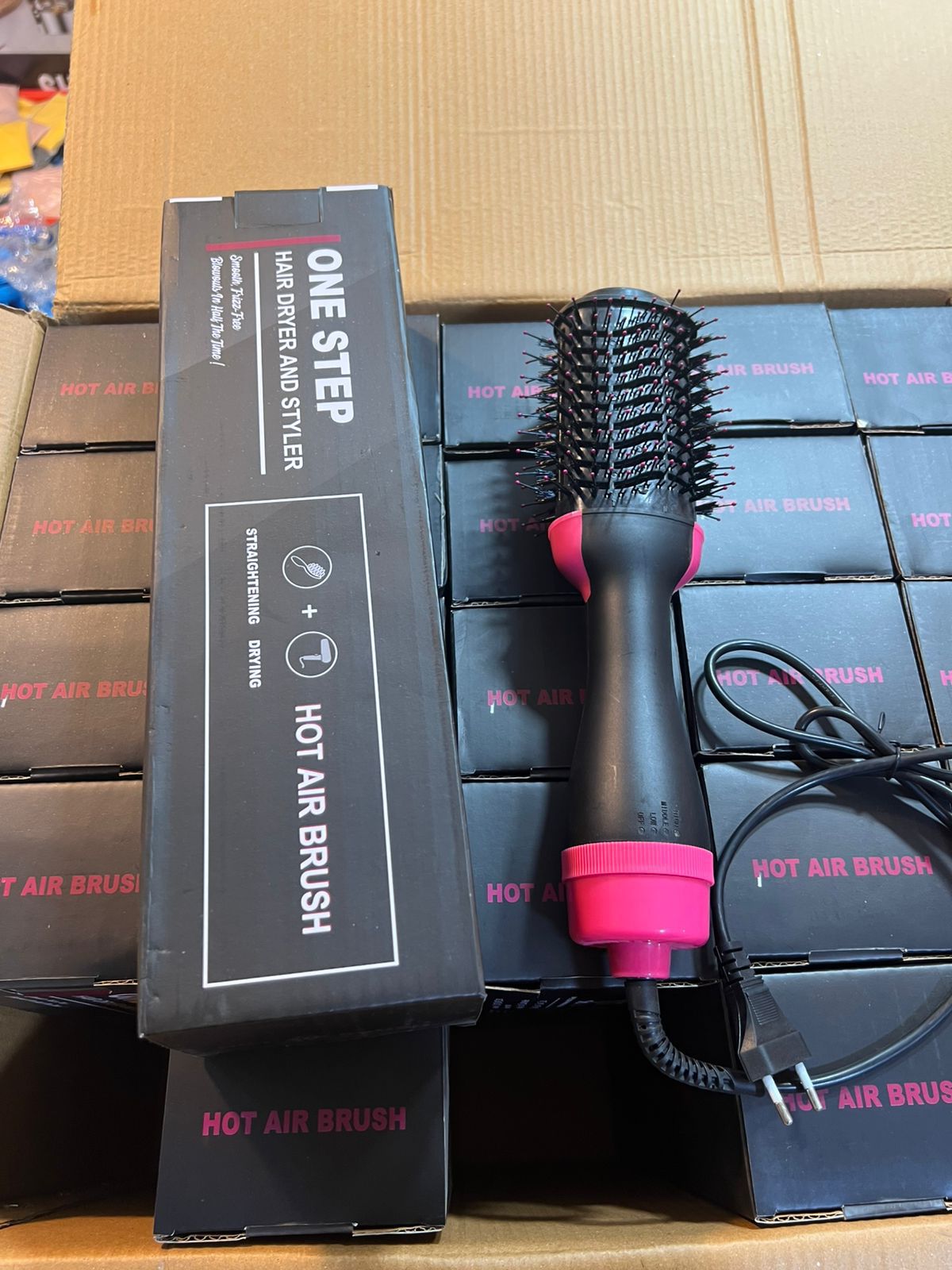 3-in-1 Hot Air Brush Hair Dryer & Styler