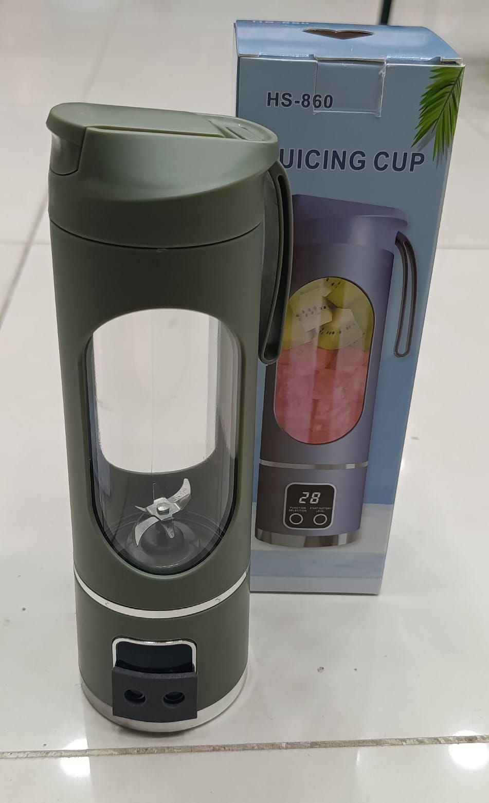 Portable Mini Blender Cup with Temprature