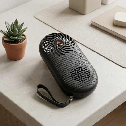Solar Wireless Speaker with Cooling Fan