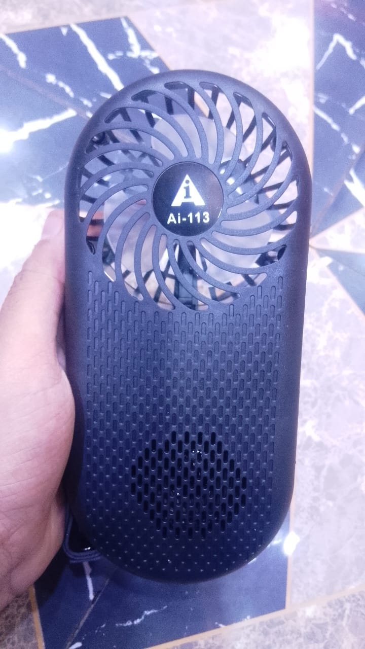 Solar Wireless Speaker with Cooling Fan